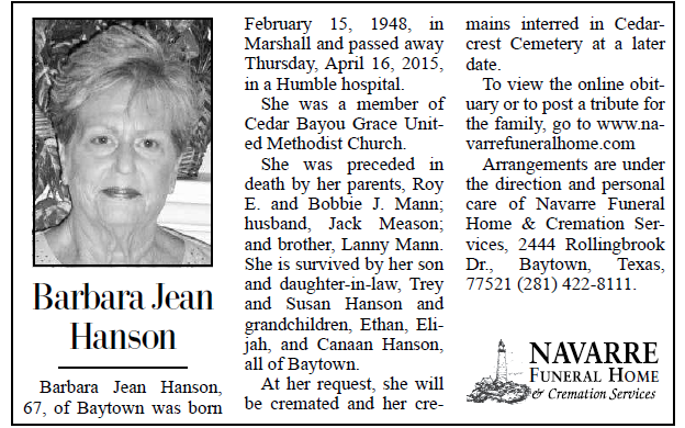 Jean Mann Hanson